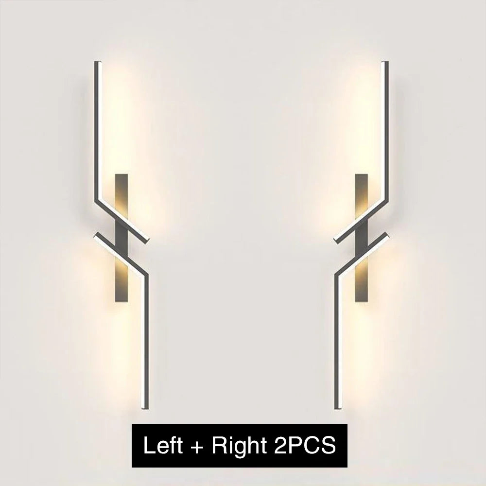 Modern LED Wall Lamp with Remote