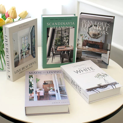 Luxury Fake Book Storage Box