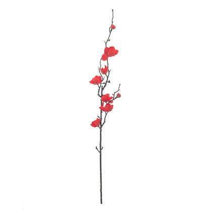 Artificial Plum and Peach Blossom Silk Flowers