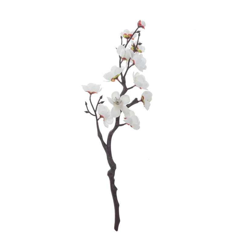 Artificial Plum and Peach Blossom Silk Flowers