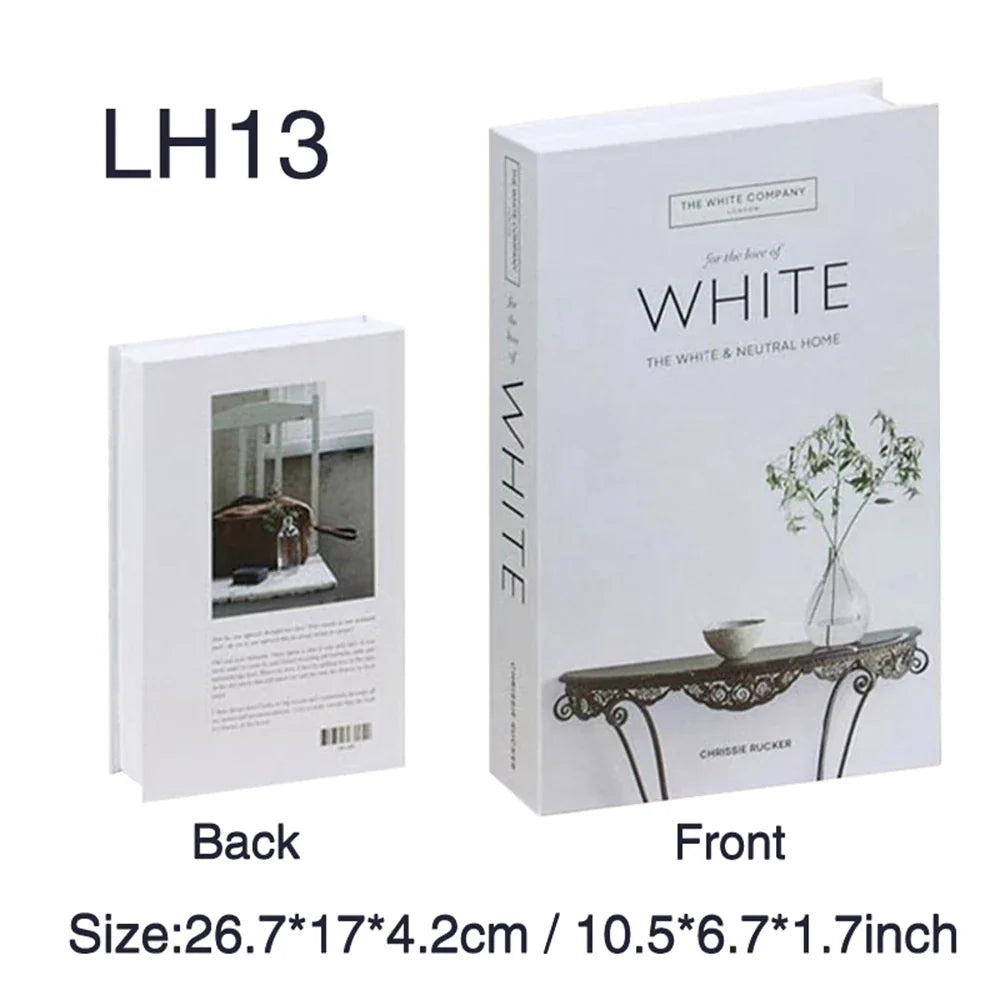 Luxury Fake Book Storage Box