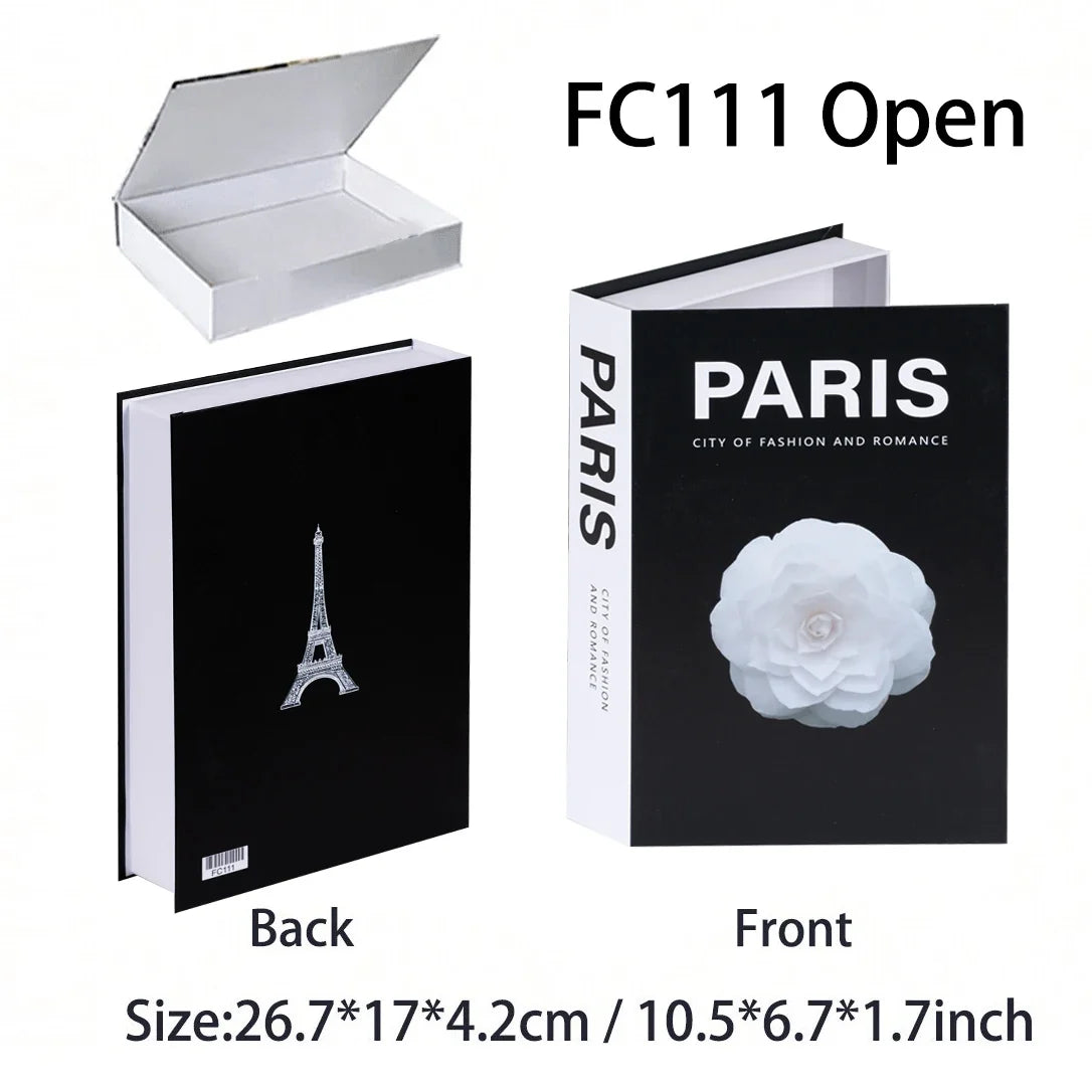 Luxury Fake Book Storage Box