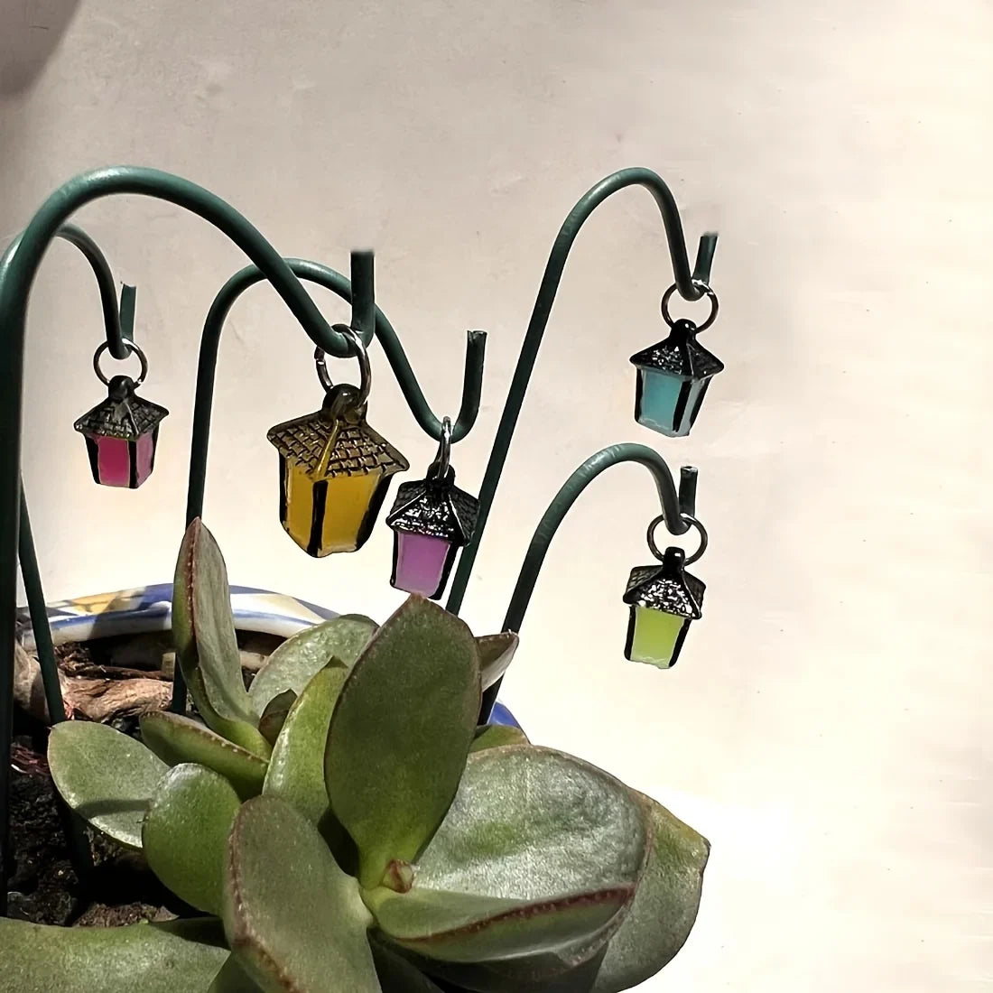 Solar Fairy Lantern Stakes 4Pack Outdoor Decor