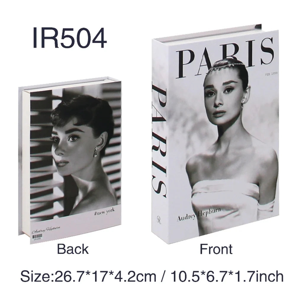 Luxury Fake Book Storage Box