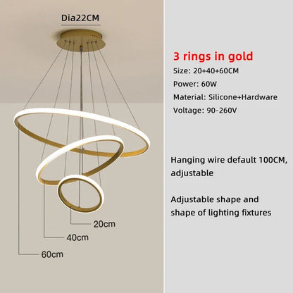 Modern Nordic LED Pendant Light for Dining Room
