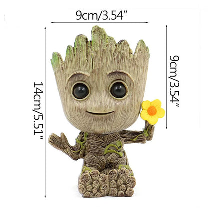 Mini Groot Figurine Decor