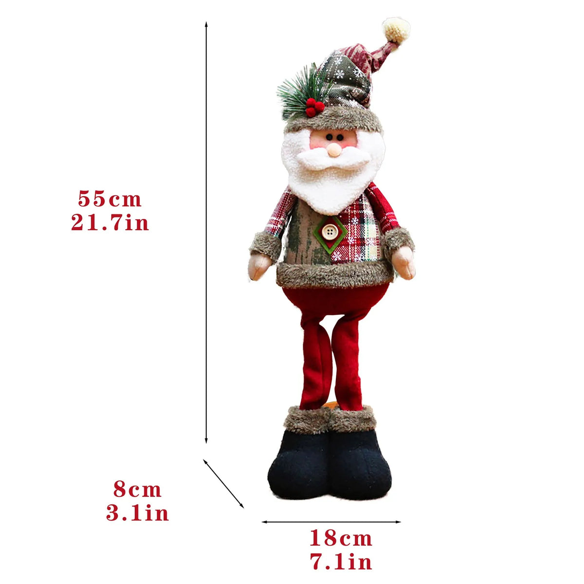 Big Christmas Plush Ornament