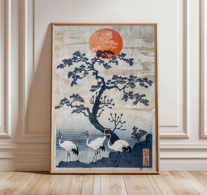 Japanese Animal Canvas Wall Art