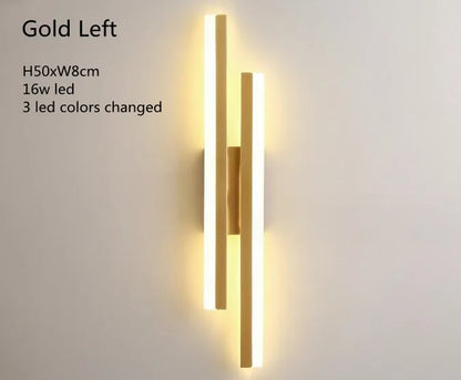 LED Copper Pipe Wall Lamp