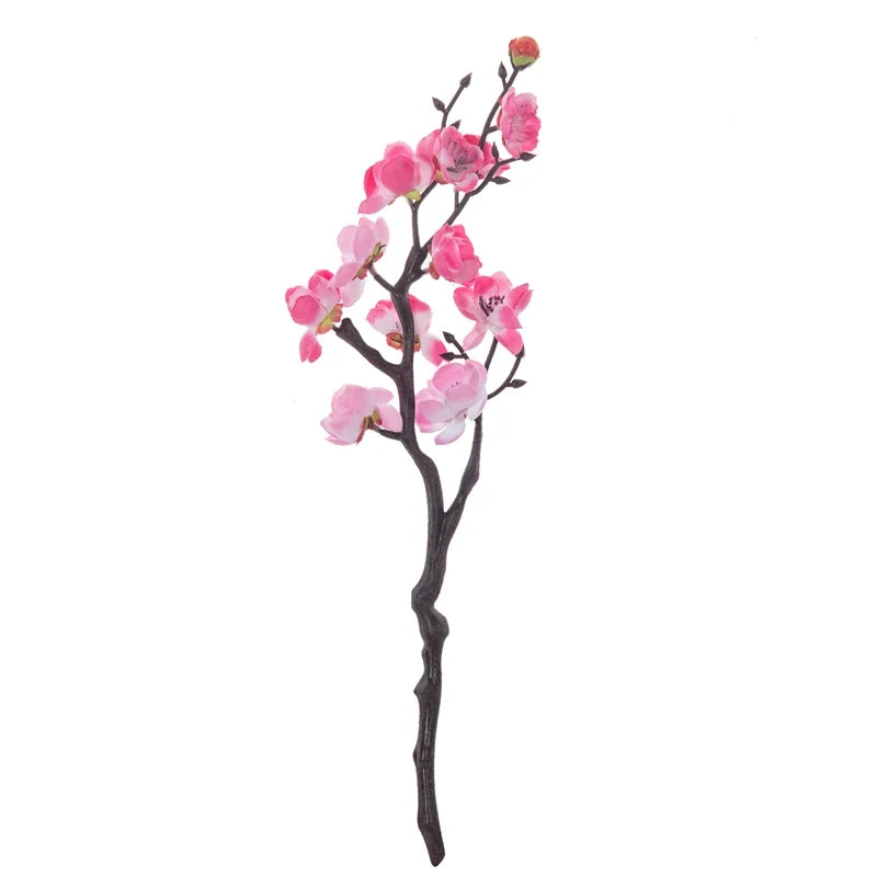 Artificial Plum and Peach Blossom Silk Flowers