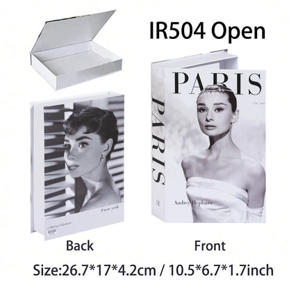 Luxury Fake Book Storage Box