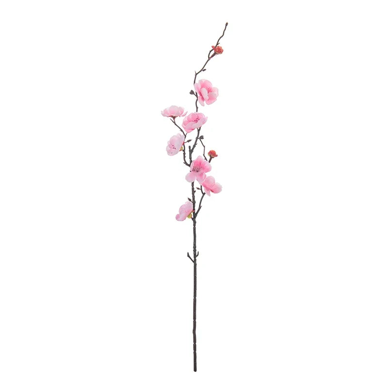 Artificial Plum and Peach Blossom Silk Flowers