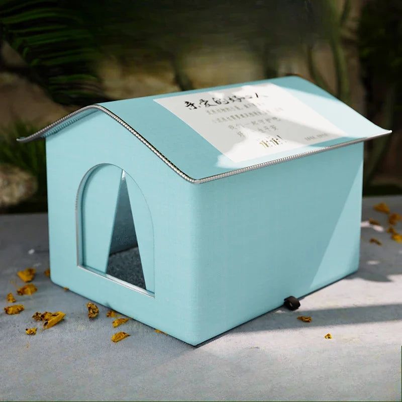 Waterproof Outdoor Pet House Foldable Warm Bed