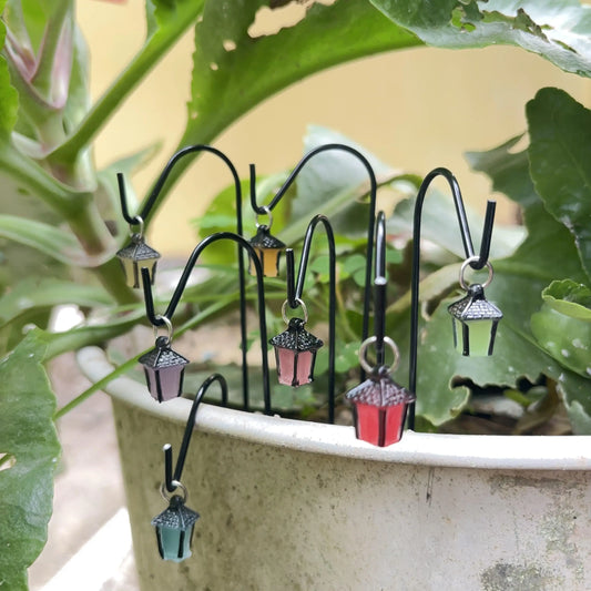 Solar Fairy Lantern Stakes 4Pack Outdoor Decor