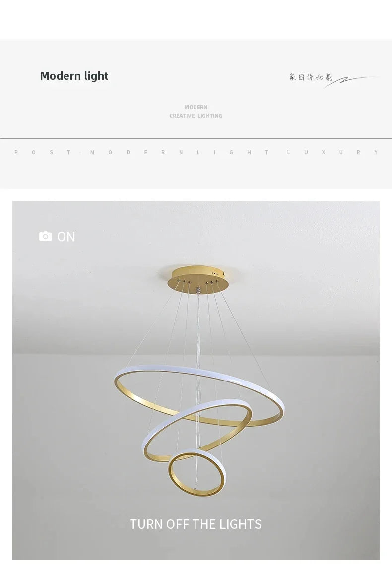 Modern Nordic LED Pendant Light for Dining Room