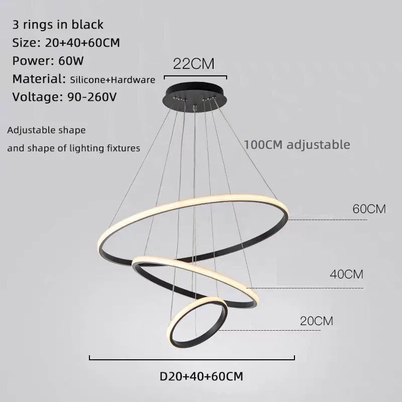 Modern Nordic LED Pendant Light for Dining Room