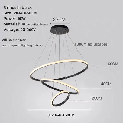 Modern Nordic LED Pendant Light for Dining Room