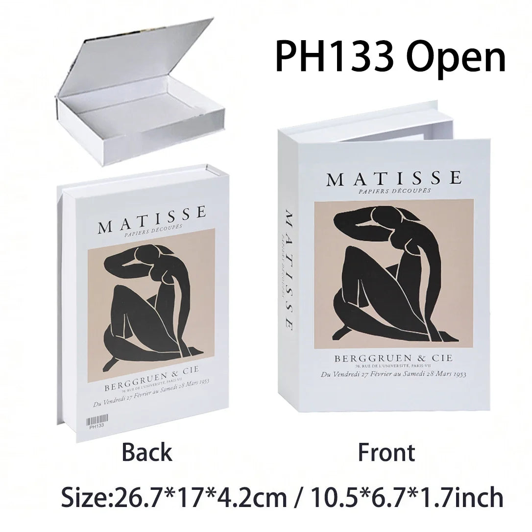 Luxury Fake Book Storage Box