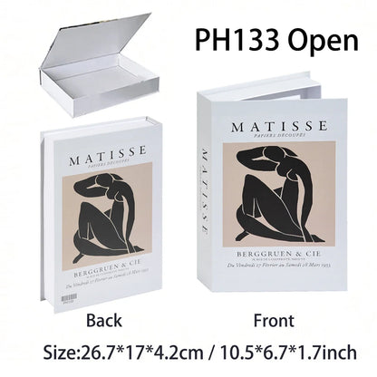 Luxury Fake Book Storage Box