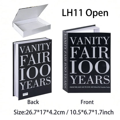 Luxury Fake Book Storage Box