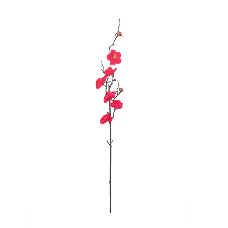 Artificial Plum and Peach Blossom Silk Flowers