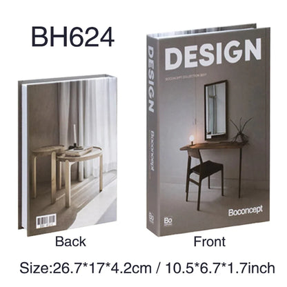 Luxury Fake Book Storage Box