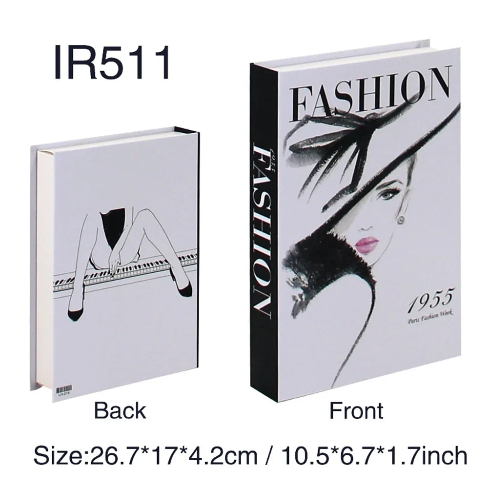 Luxury Fake Book Storage Box