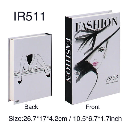 Luxury Fake Book Storage Box