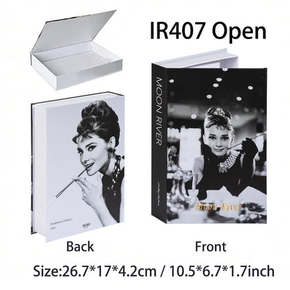 Luxury Fake Book Storage Box